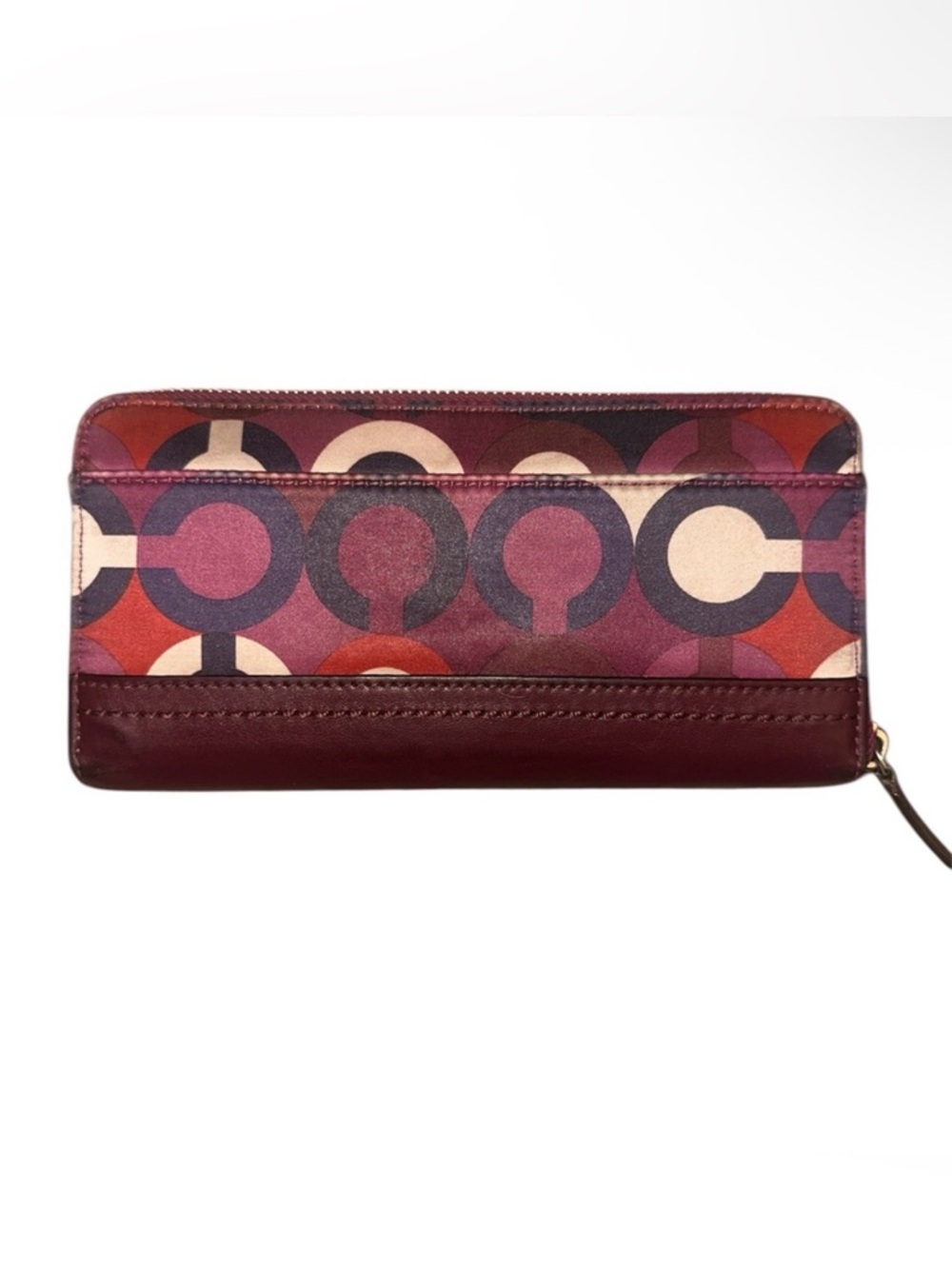 COACH - Park Signature C Accordian Zip Wallet EUC - Picture 2 of 4